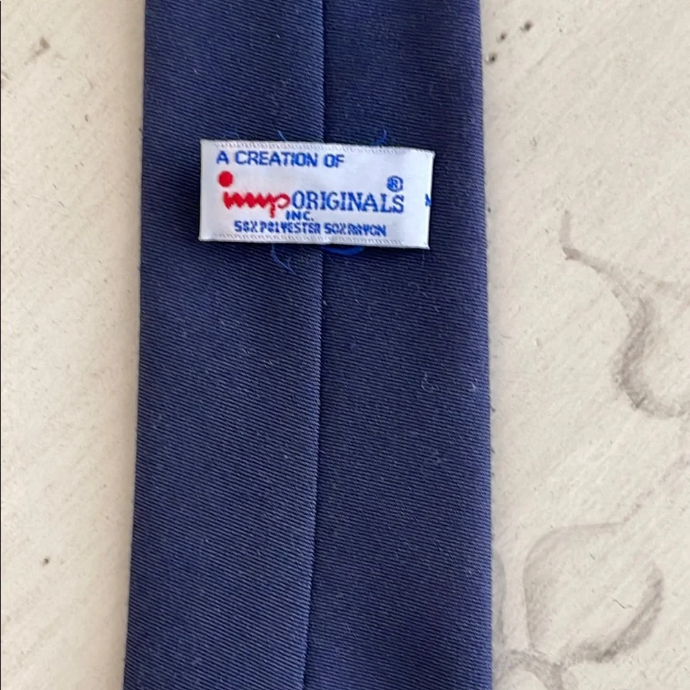 LITTLE BOY CLASSIC NAVY BLUE ZIPPER TIE